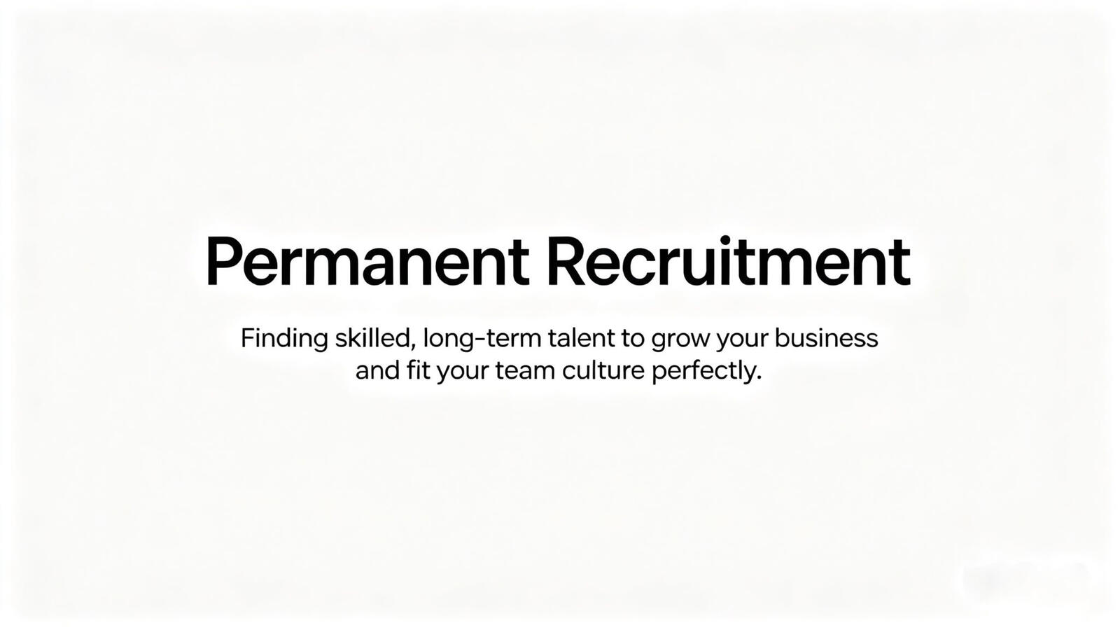 Permanent Recruitment Permanent recruitment services by EsosaWorks — finding long‑term talent for UK businesses