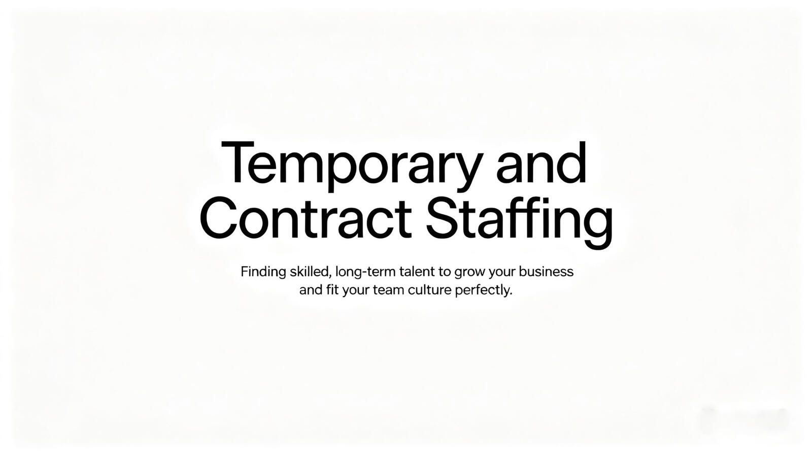 Temporary And Contract Staffing flexible temporary and contract staffing solutions across the UK
