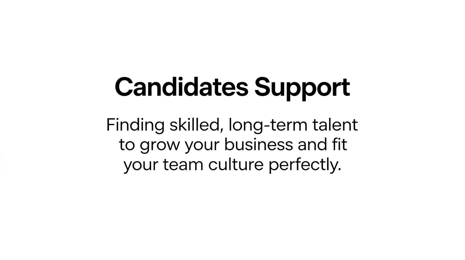 Candidate Support Career guidance, interview prep and job search support for candidates